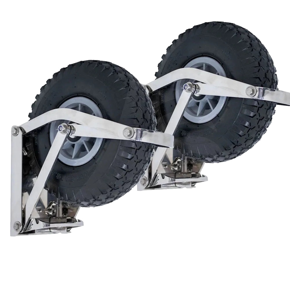 Seago Compact HD Dinghy Launching Wheels Low Profile Quick Release 120kg DW-C