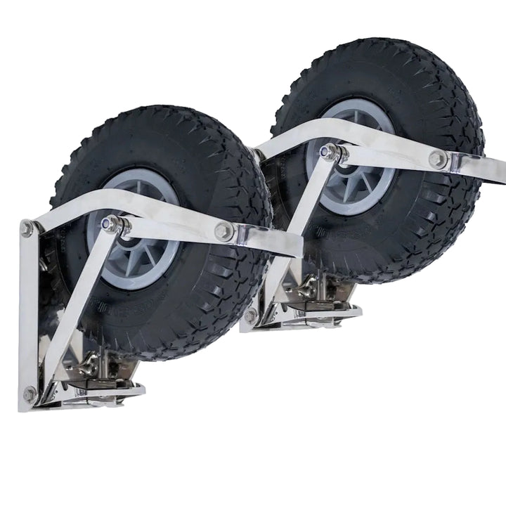 Seago Compact HD Dinghy Launching Wheels Low Profile Quick Release 120kg DW-C
