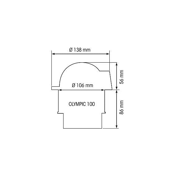 Compass Oly 100 Wh Flat Built In Z/ABC