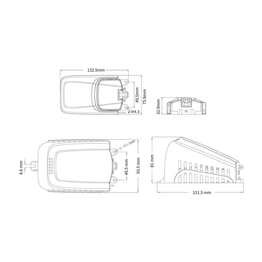 Seaflo Float 25A Float Switch for Non‑Auto Bilge | 4Boats