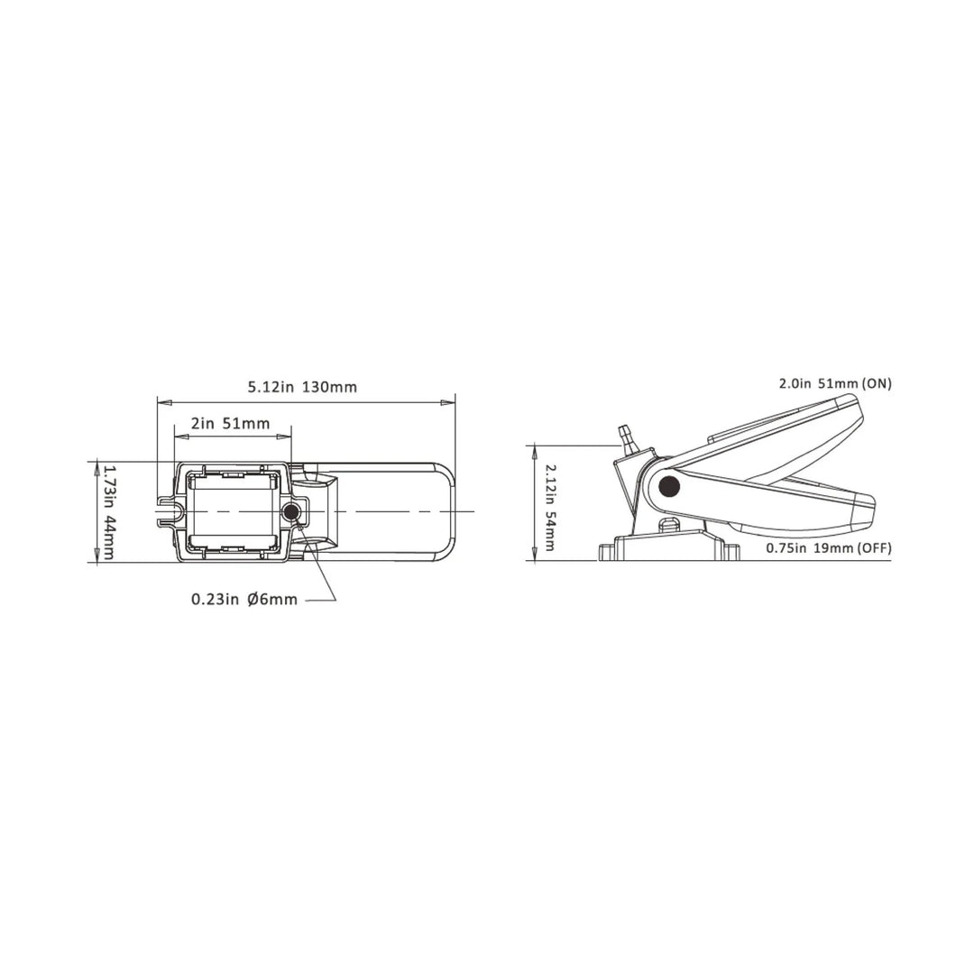 Seaflo Float 01 Series Float Switch - Max 20A | 4Boats