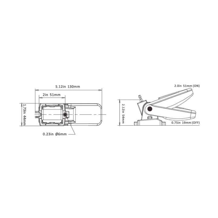 Seaflo Float 01 Series Float Switch - Max 20A | 4Boats