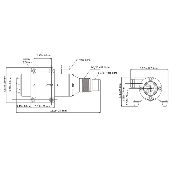 Seaflo Macerator 12V Macerator Pump | 4Boats
