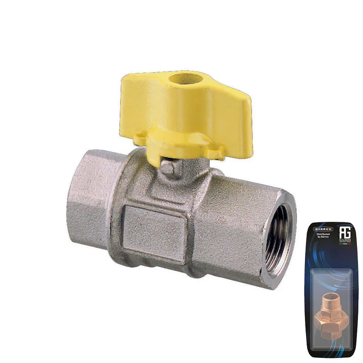 Guidi Nickel 2000 Series Throttle Ball Valve, G1/4 BSPP | 4Boats