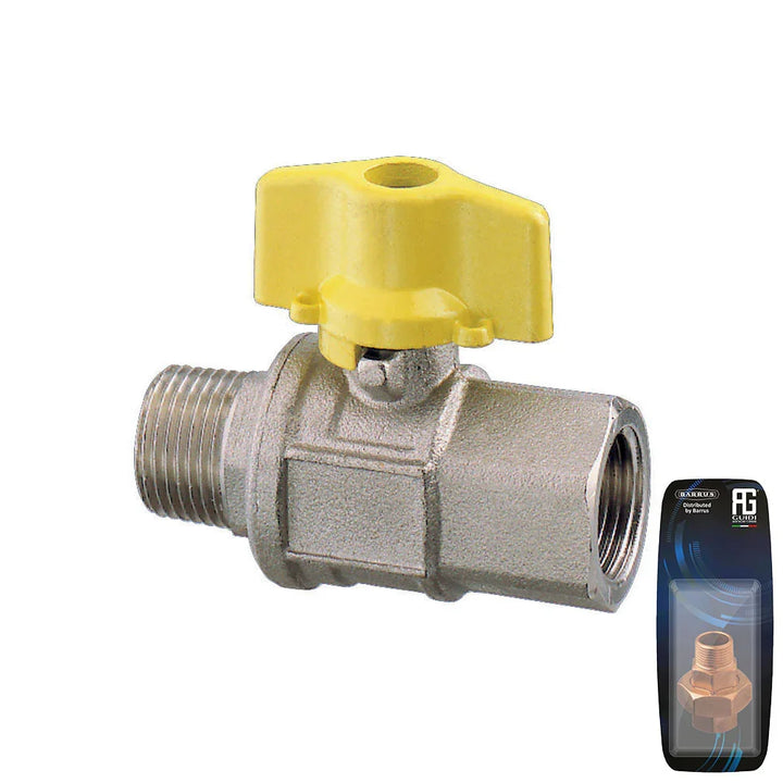 Guidi Nickel 2000 Series Nickel-Plated Brass Ball Valve 1/4 i | 4Boats