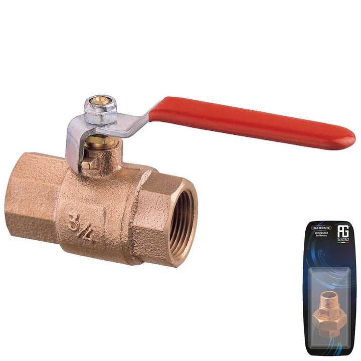 Guidi Bronze Lever Ball Valve BSPP Full Flow 50 mm (2 in) | 4Boats