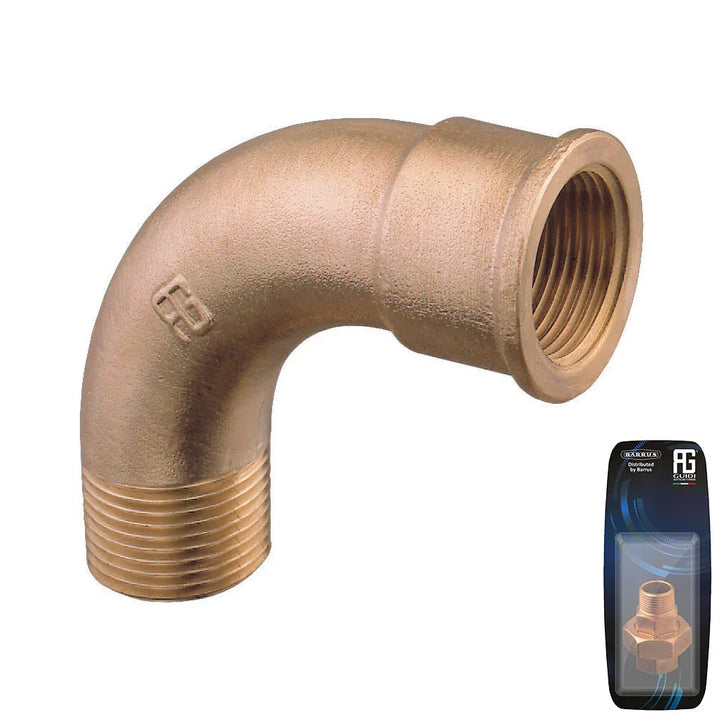 Guidi Brass 90° Bend male-female 2 in | 4Boats