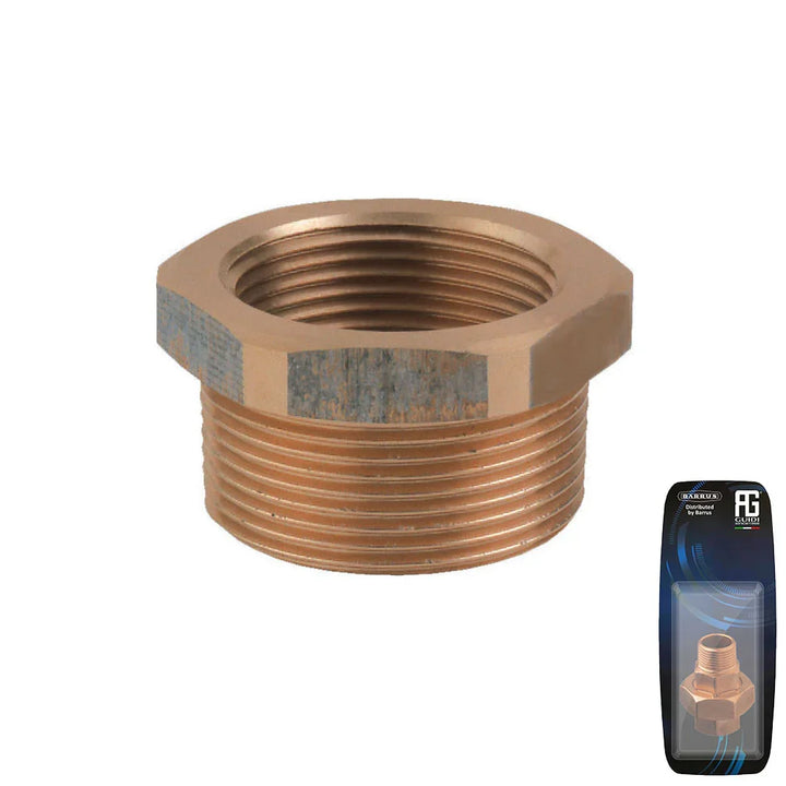 Guidi Brass Bushing M-F 6.35 mm (1/4 in) BSPT | 4Boats