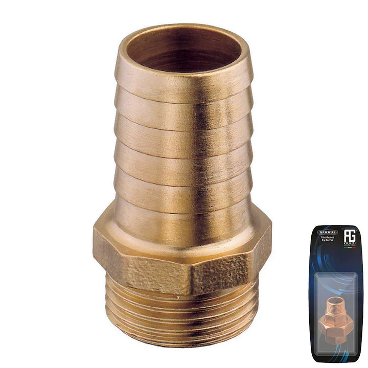 Guidi Brass Hose Connector M 1/4 × 25 mm | 4Boats
