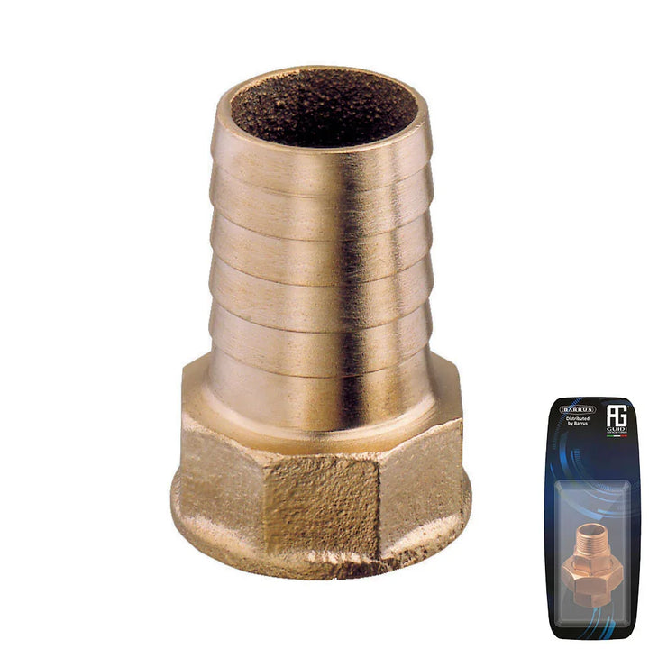 Guidi Brass Hose Connector F 1½ x 45 mm - Retail Pack | 4Boats