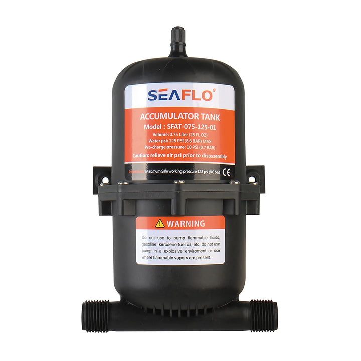 SEAFLO Accumulator Tank 0.75L 10-125 psi Accumulator Tank