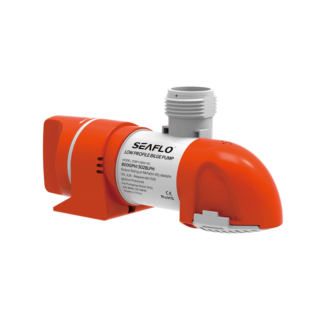 Seaflo 24V 1100GPH Low Profile Bilge Pump BP2G110014C Non-Auto Marine Boat