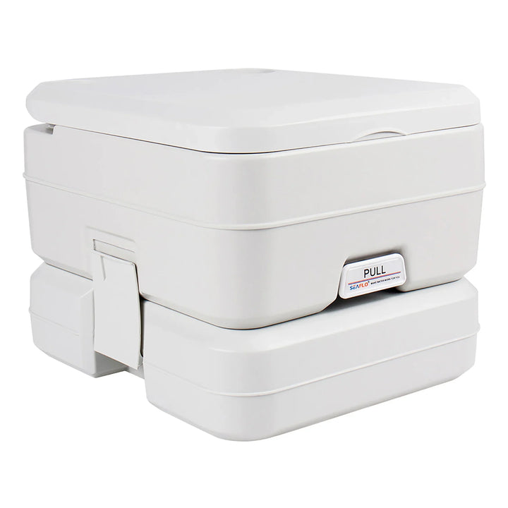SEAFLO PT1001 10L Portable Toilet Marine Boat Camping Caravan Chemical WC Grey
