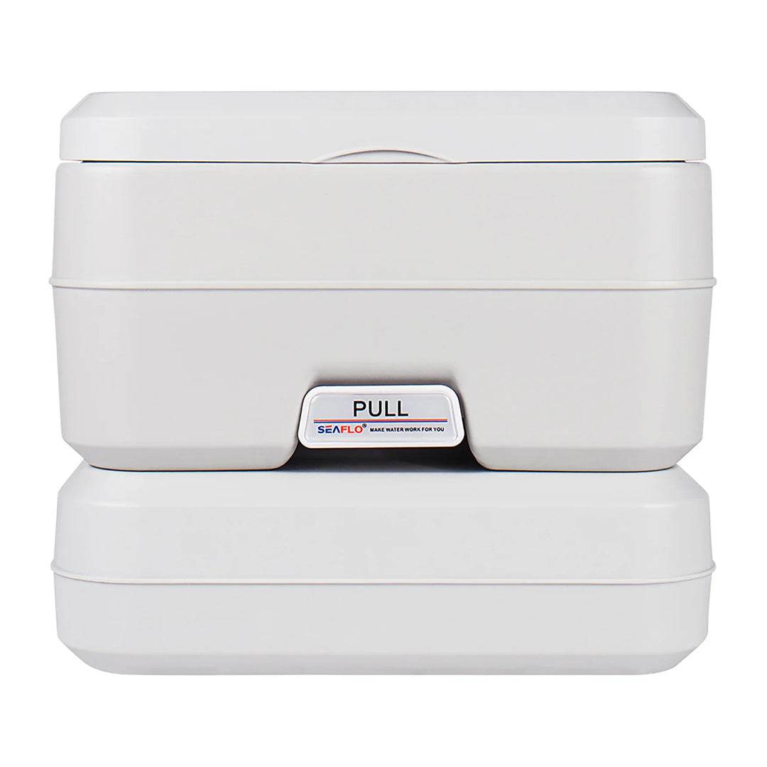 SEAFLO PT1001 10L Portable Toilet Marine Boat Camping Caravan Chemical WC Grey