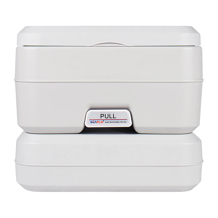 SEAFLO PT1001 10L Portable Toilet Marine Boat Camping Caravan Chemical WC Grey
