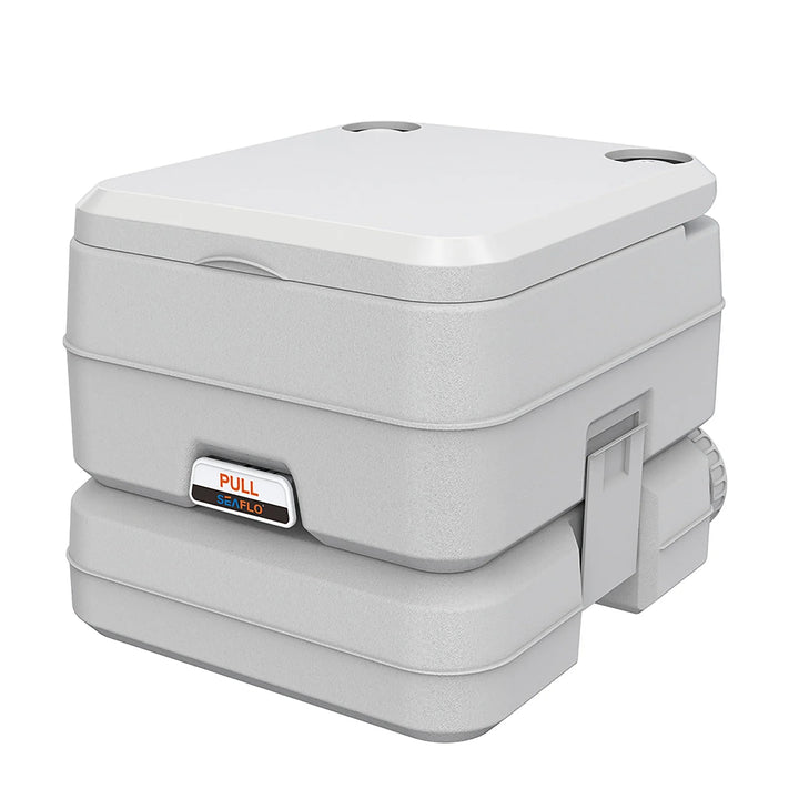 SEAFLO PT1001 10L Portable Toilet Marine Boat Camping Caravan Chemical WC Grey