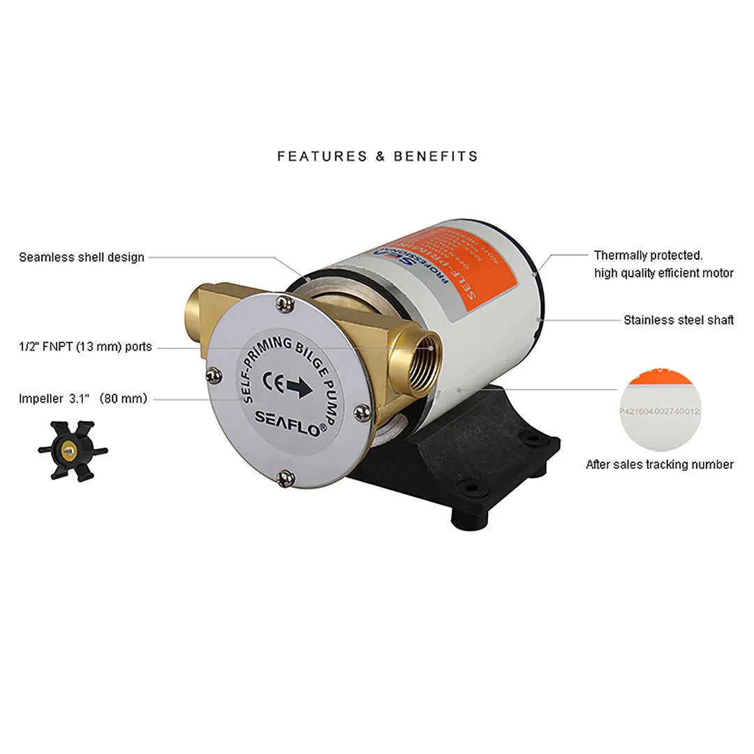 Seaflo  Self-Priming Impeller Bilge | 4Boats