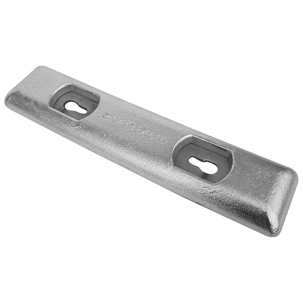 Duff ZD72B Zinc Bolt-On Hull Anode — 229 mm Hole Centres | 4Boats