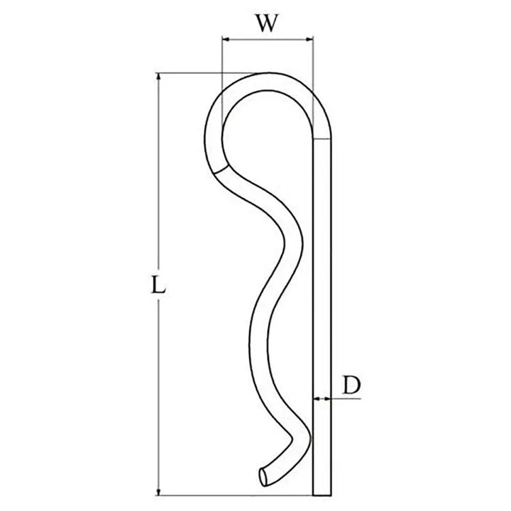 Talamex Beta Beta Beta Pin 2.0 mm SS AISI 316 | 4Boats