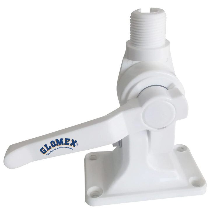 Glomex 4-Way Nylon Ratchet Mount 1"x14 Thread | 4Boats