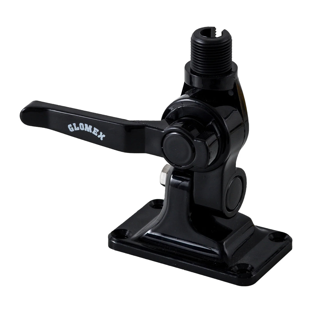 Glomex 4-Way Nylon Ratchet Mount 1"x14 Thread | 4Boats