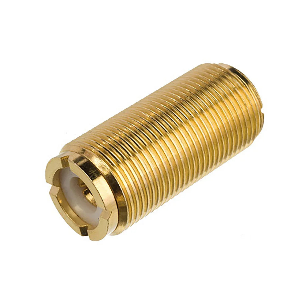 Glomex PL258 PL258 PL258 Connector for PL259 – Double‑female Adapter