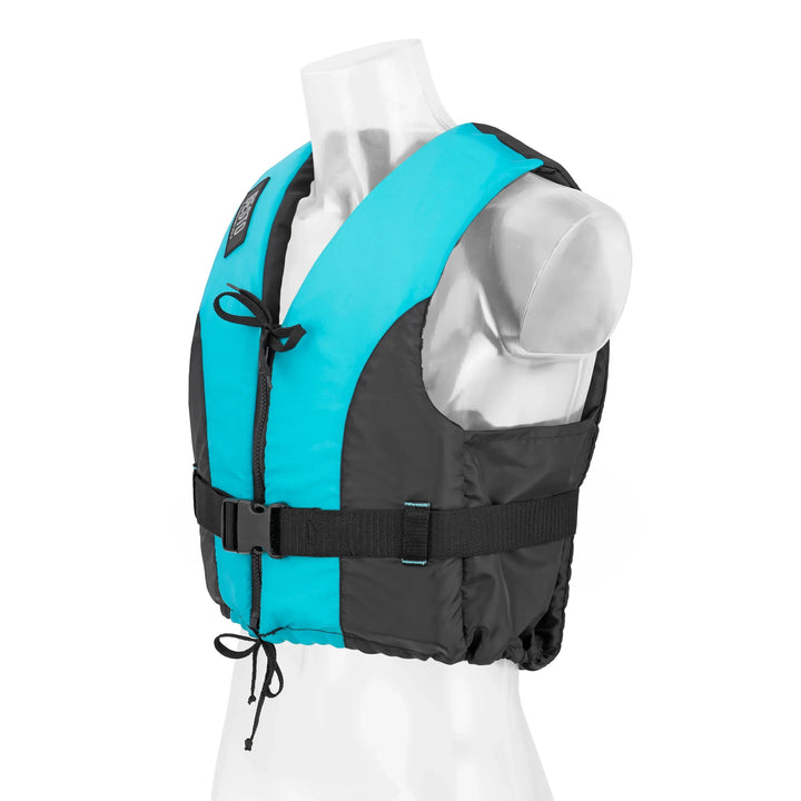 Besto Dinghy Dinghy Dinghy Zipper 50N Buoyancy Aid Aqua/Black | 4Boats