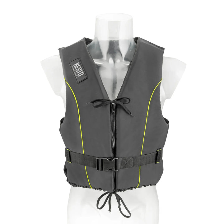 Besto Dinghy Dinghy Dinghy Zipper 50N All Black/Yellow Stripi | 4Boats