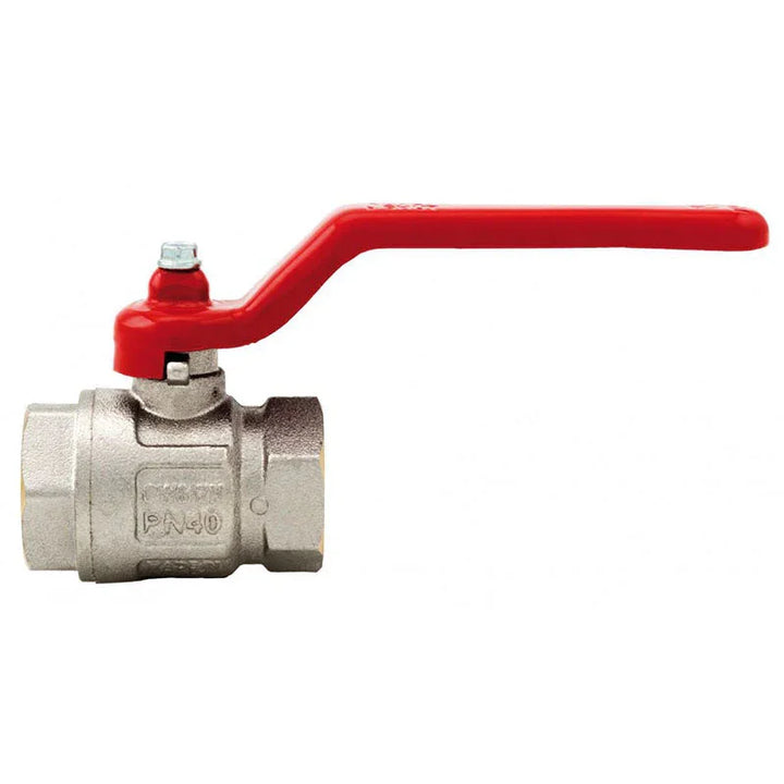 BlueGee Nickel Female/Female Lever Ball Valve 1-1/2 in | 4Boats