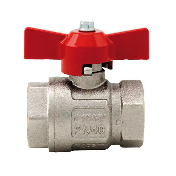 BlueGee Nickel 1/2 in Tee Ball Valve – Nickel Brass | 4Boats