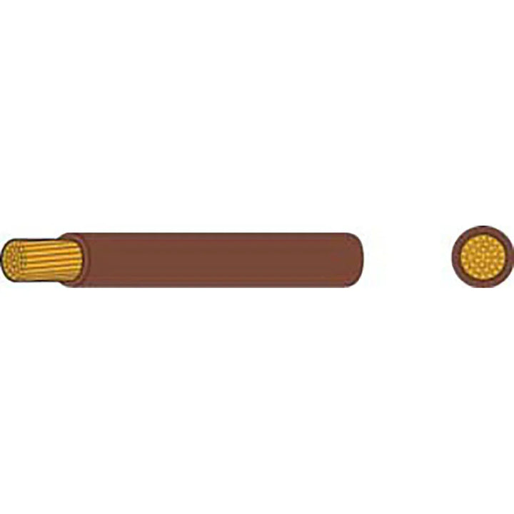 AMC Thin Thin Thin Single-Core Cable Brown 1.5 mm² x 100 m | 4Boats
