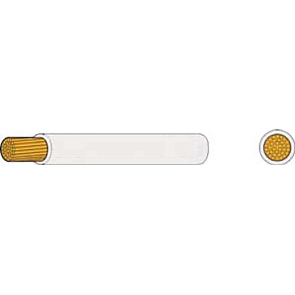 AMC Thin Thin Thin 2 mm² Single Core Cable 50 m White | 4Boats