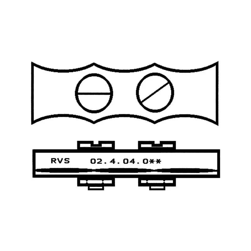 Talamex Duplex Duplex Duplex Wire Rope Clip 6 mm | AISI 304 S | 4Boats