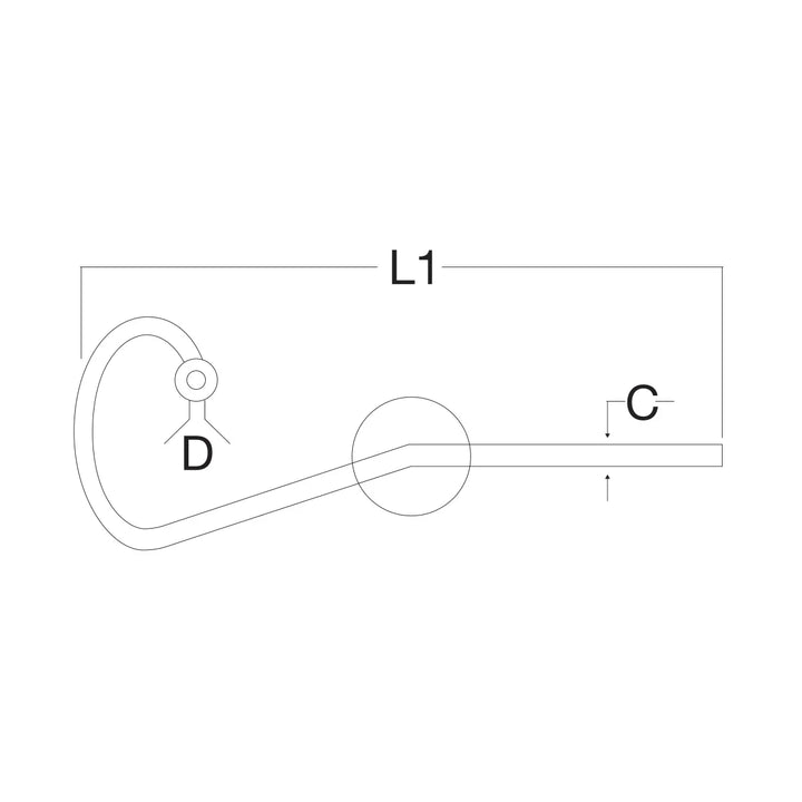 Talamex Sliphook For 6 mm