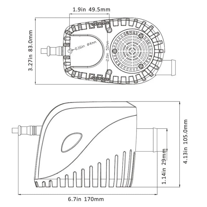 Seaflo Electromagnetic Automatic Bilge