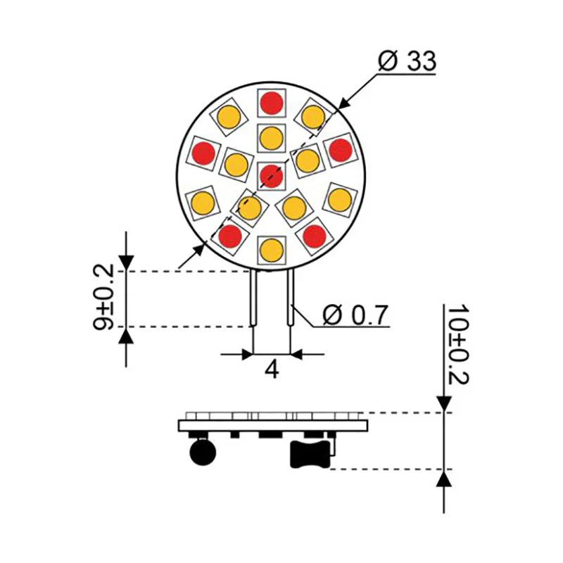 Talamex S-Led 16 10-30V G4-Side