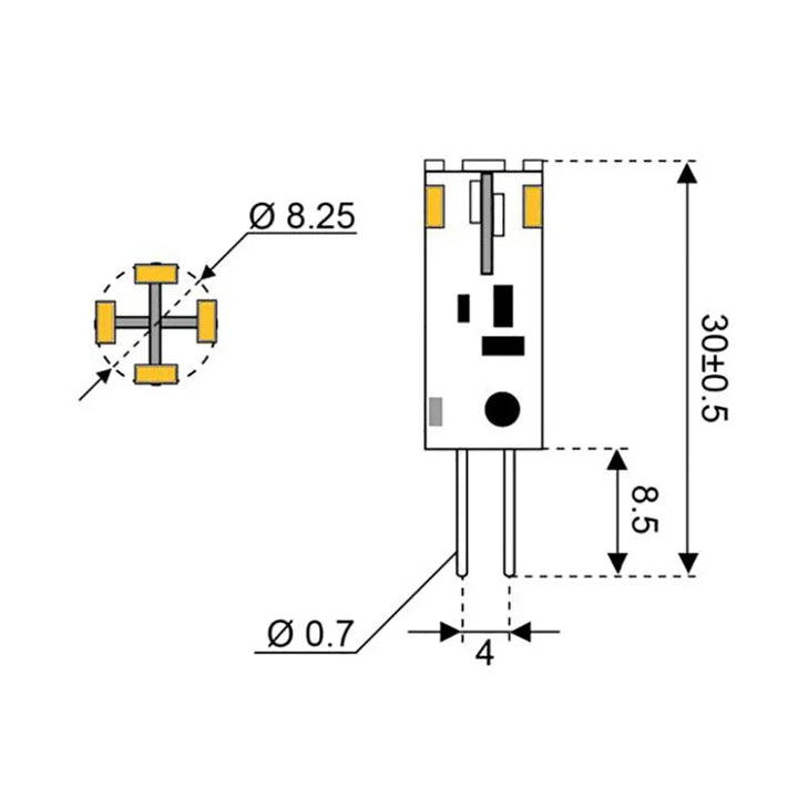 Talamex S-Led 12 10-30V G4