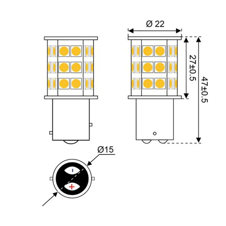 Talamex S-Led 30 10-30V Bay15D
