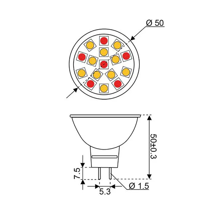 Talamex S-Led 16 10-30V G4-Under