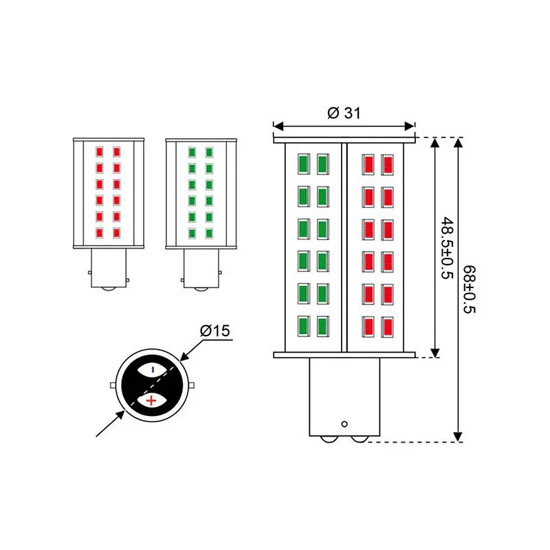 Talamex S-Led 36 10-30V Bay15 Duocolor