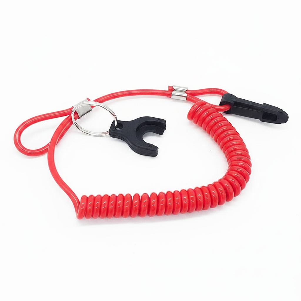 OMC Johnson Evinrude Kill Cord Lanyard Outboard Motor Engine Safety Switch - Alternative angle image 2