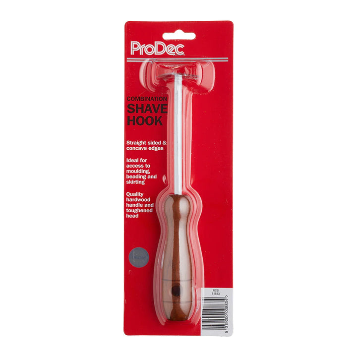 Combination Shavehook 2mm 4-edge Blade, Hardwood Handle | 4Boats