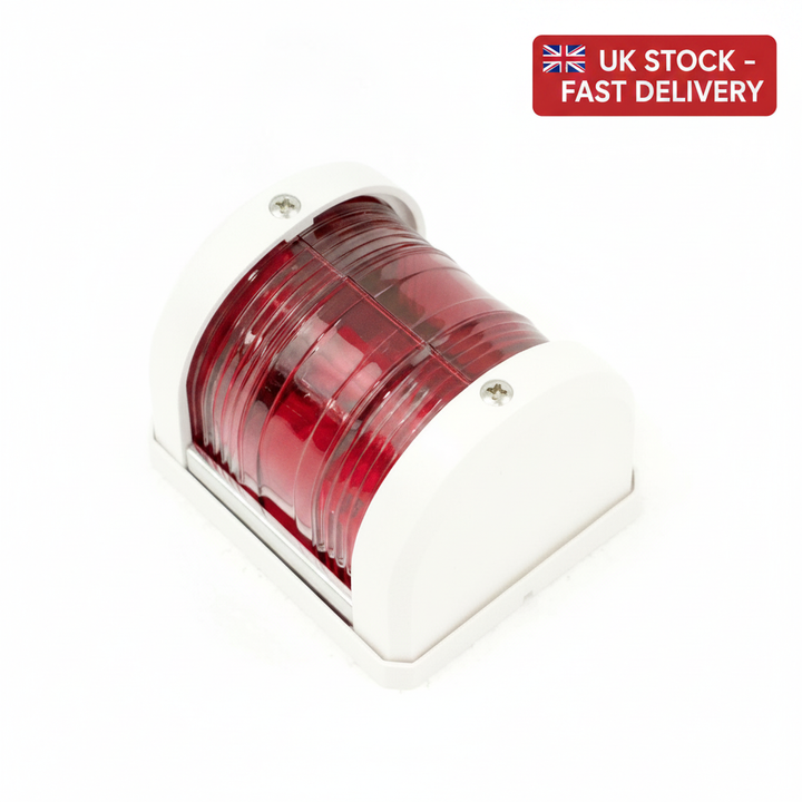 Red & Green Bow LED Navigation Light – MidiNav – up to 12 m | 4Boats - UK Stock image 1