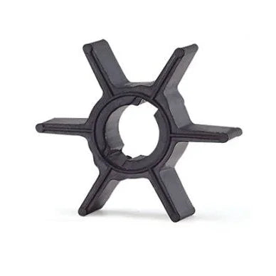 Black impeller on a white background