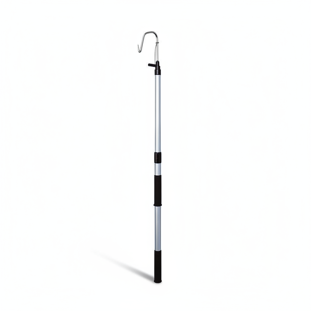 Telescopic Gaff 30mm Anodised Aluminium Pole 800-1205mm | 4Boats - Studio image 1