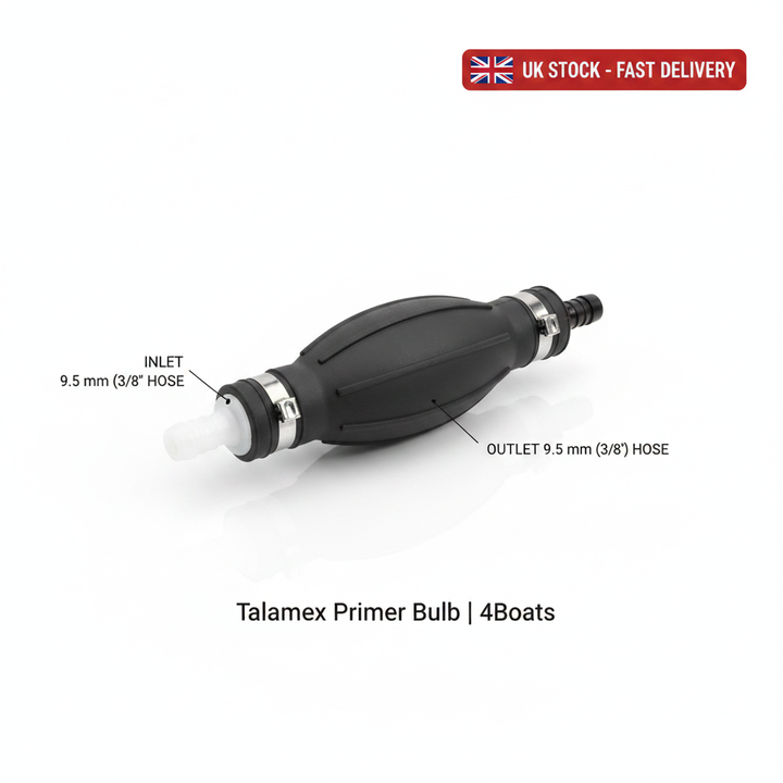 Talamex Primer Bulb — Large 9.5 mm (3/8") Hose | 4Boats - UK Stock image 1