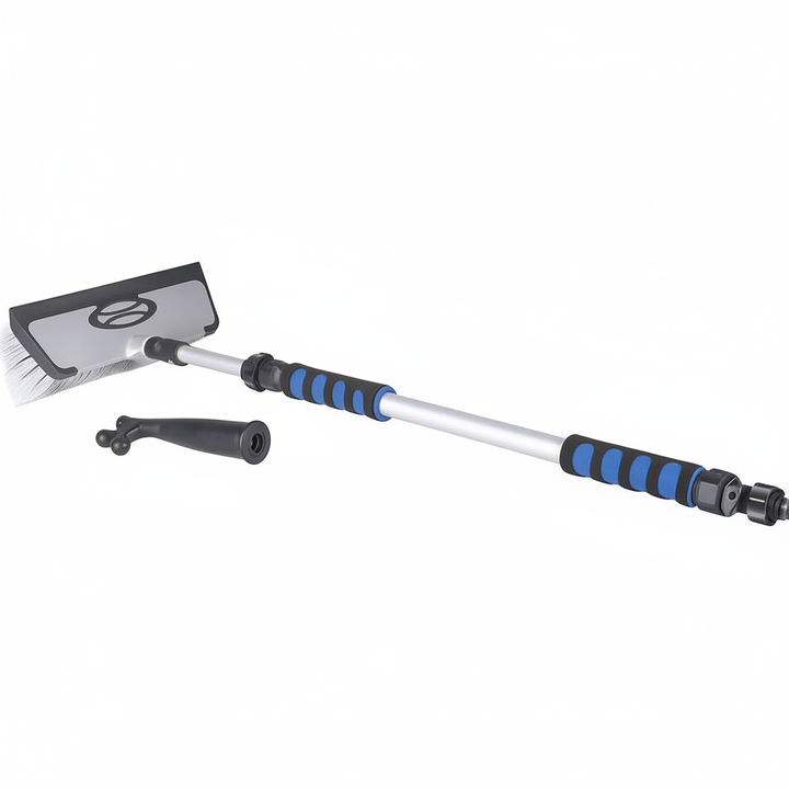 Talamex Deck Brush Set with Waterflow & Boat Hook Telescopic Handle - Technical specification image 4
