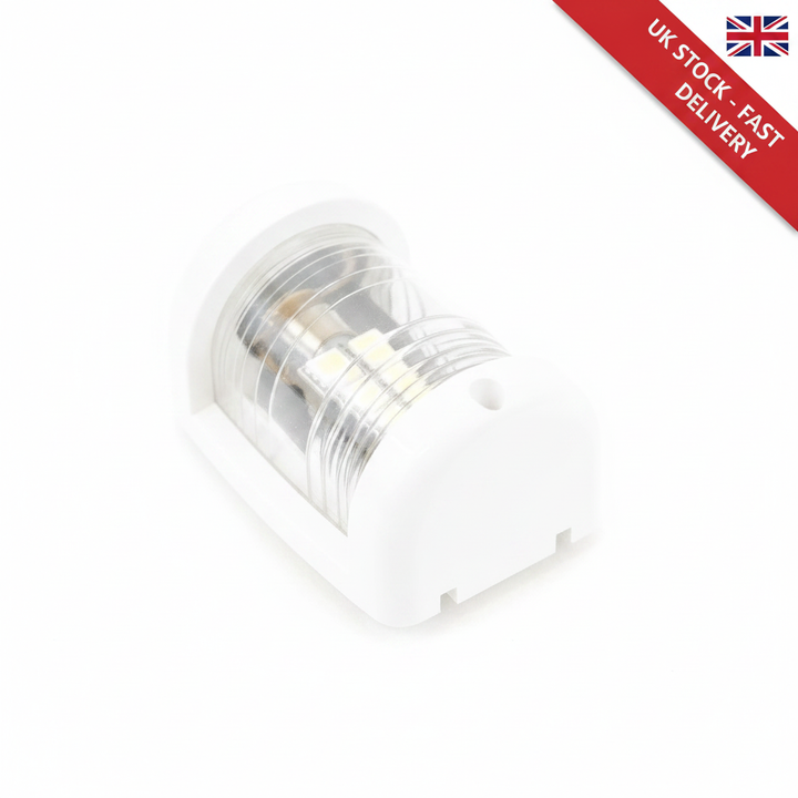White Masthead MiniNav LED Masthead Light — up to 12 m | 4Boats - UK Stock image 1