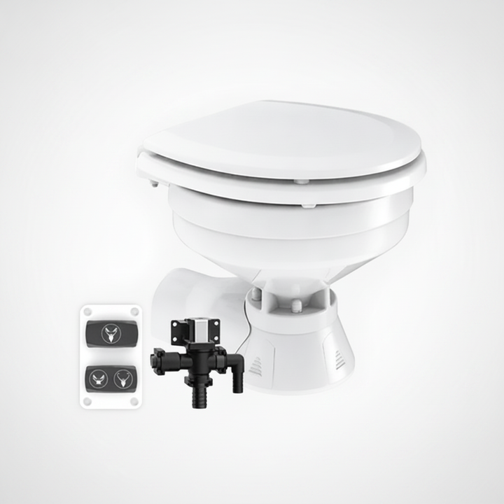 Seaflo Quiet Freshwater Electric Toilet 24V Compa | 4Boats - Catalogue image 4