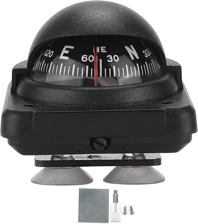 Small Magnetic Navigation Compass with suction pad mount